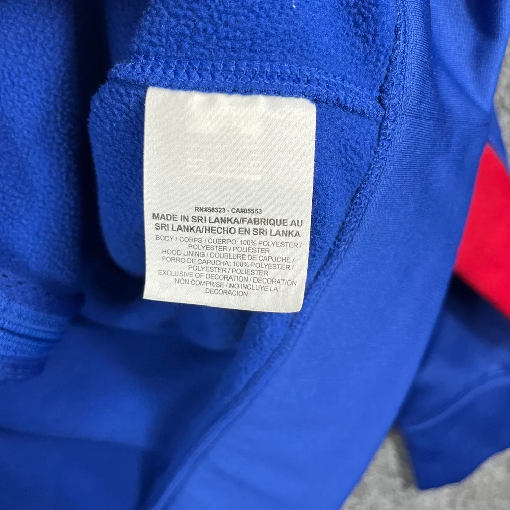 Nike New York Giants Full‎ Zip Hoodie Mens XL Blue Therma-FIT NFL Team Apparel